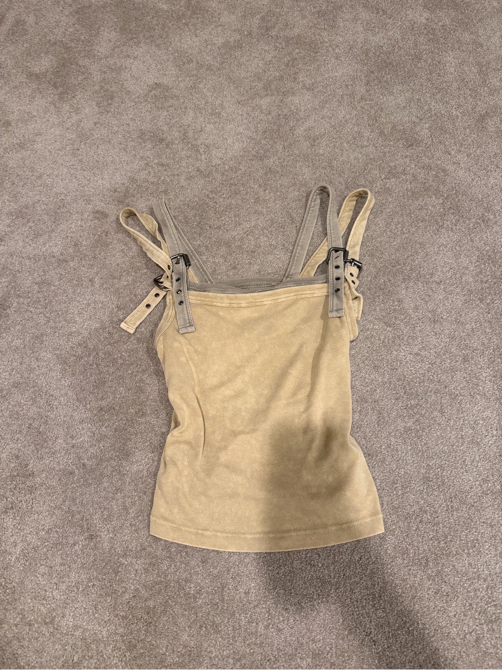 BDG Taupe Buckle-Strap Camisole